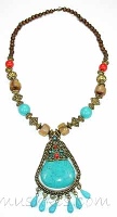 Indian ethnic necklace - click here for large view